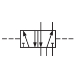 Zawór sterujący kierunkiem przepływu 5/2 pneumatyczny